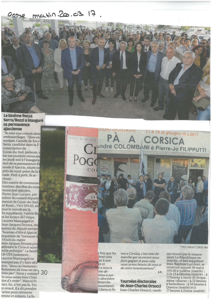 Corse matin mars avril mai 2017 Corse matin mars avril mai 2017