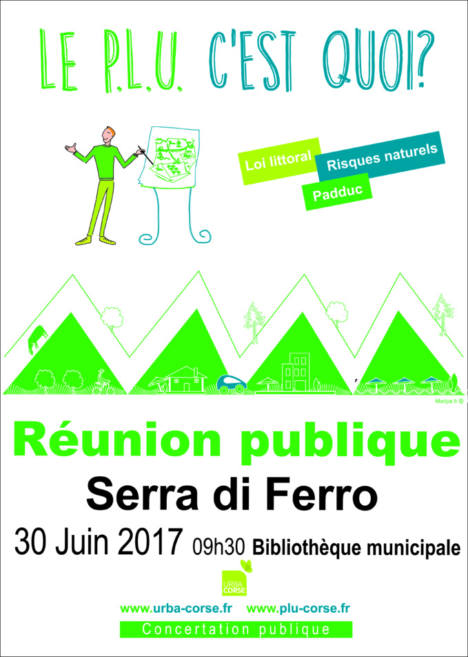 Réunion publique sur le PLU Réunion publique sur le PLU