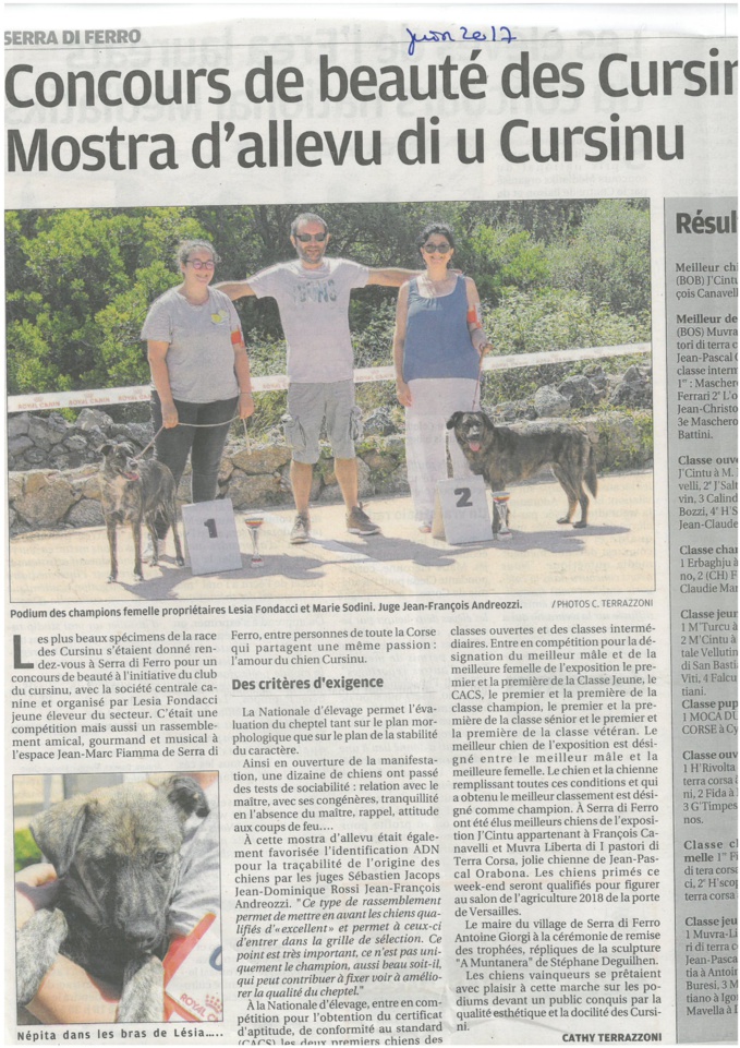 Corse matin juin 2017