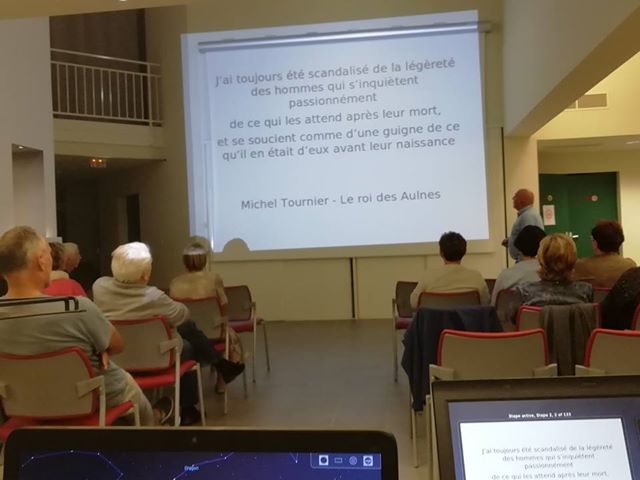 Conférence d'Antoine Lusinchi "Notre place dans l'univers" Conférence d'Antoine Lusinchi "Notre place dans l'univers"