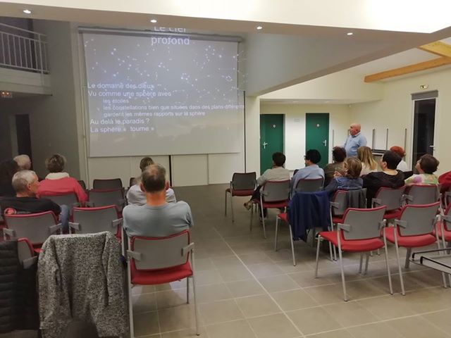 Conférence d'Antoine Lusinchi "Notre place dans l'univers" Conférence d'Antoine Lusinchi "Notre place dans l'univers"