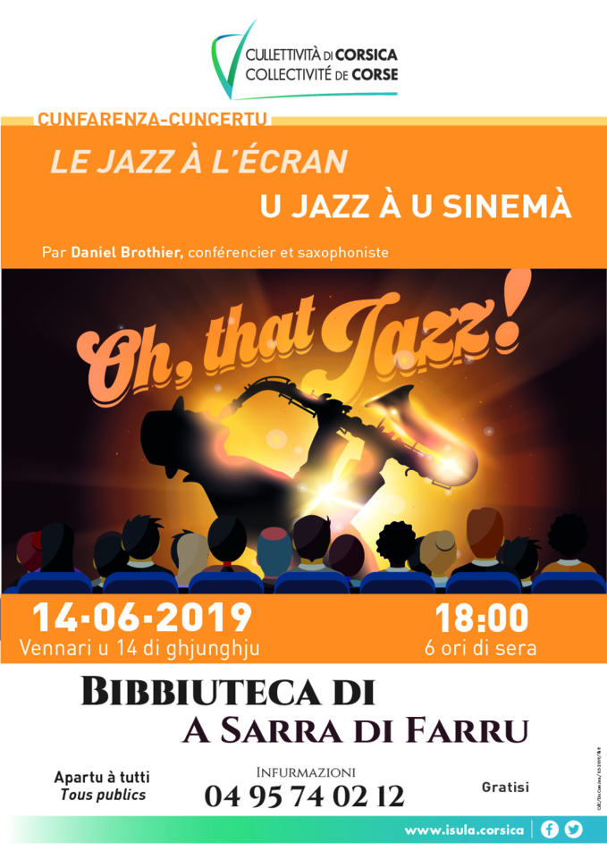 Conférence "le jazz à l'écran" Conférence "le jazz à l'écran"