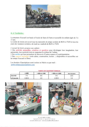 Garderie et Centre de Loisirs Garderie et Centre de Loisirs