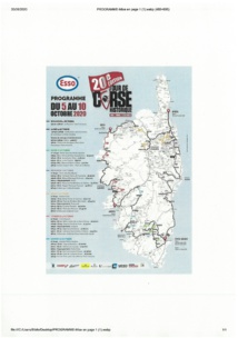 TOUR DE CORSE HISTORIQUE 05 - 10 OCTOBRE 2020 TOUR DE CORSE HISTORIQUE 05 - 10 OCTOBRE 2020