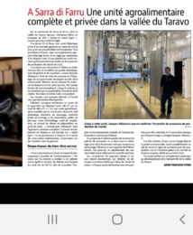 Corse matin du 09 novembre 2020 Corse matin du 09 novembre 2020