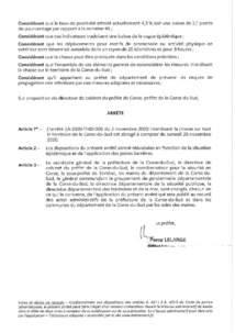Arrêté préfectoral n° 2A-2020-11-25-012 Arrêté préfectoral n° 2A-2020-11-25-012