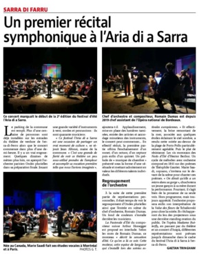 Corse matin du 22 juillet 2021 Corse matin du 22 juillet 2021