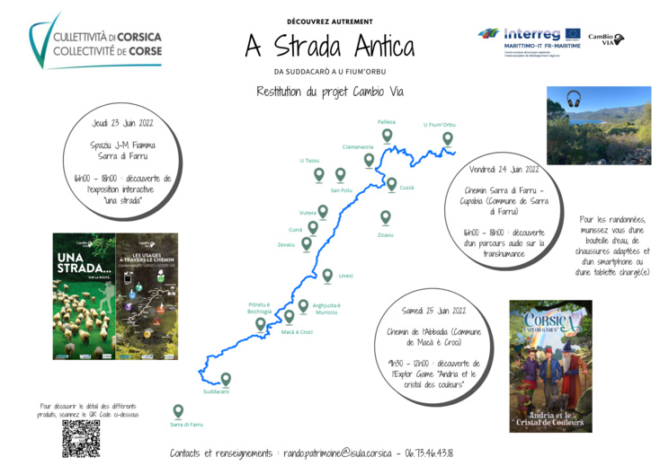 A Strada Antica - Restitution du projet CAMBIO VIA A Strada Antica - Restitution du projet CAMBIO VIA