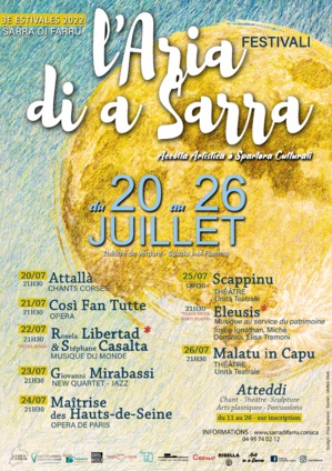 Festival L'Aria di a Sarra - Estivales 2022 Festival L'Aria di a Sarra - Estivales 2022