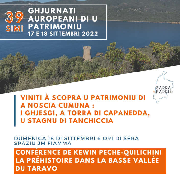 39simi Ghjurnati Auropeani di u Patrimoniu - 17 e 18 sittembri 2022