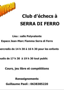 Club d'échec de Serra di Ferro