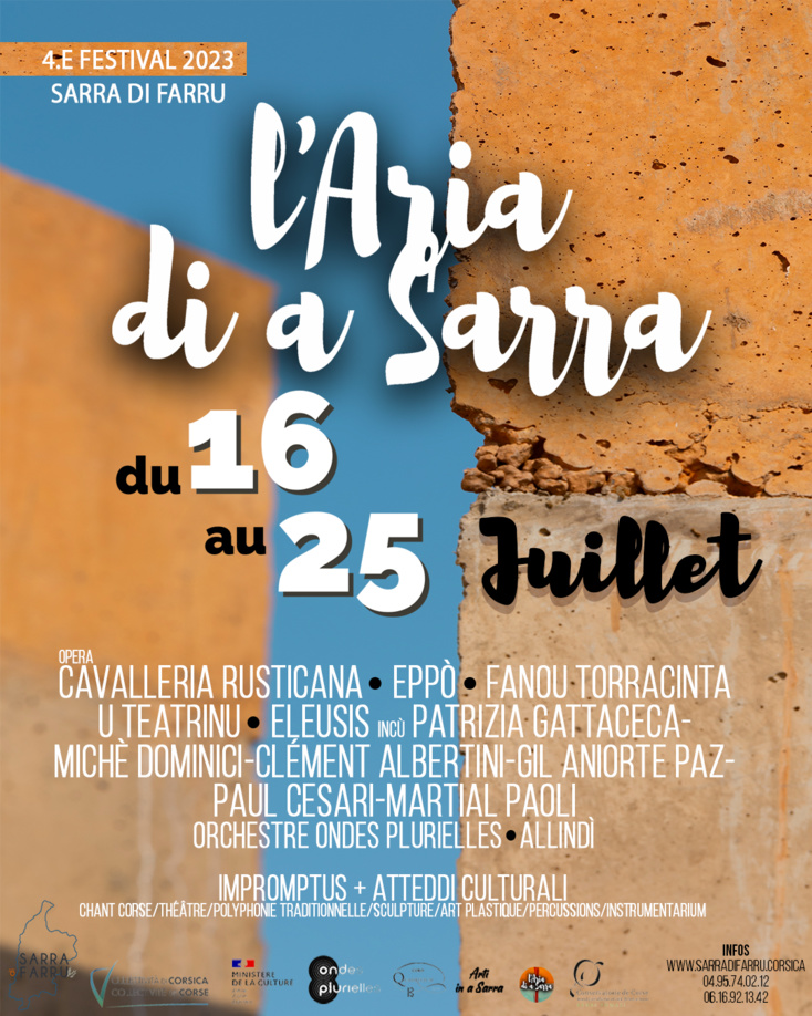 L'ARIA DI A SARRA - 4. FESTIVAL 2023 🎵