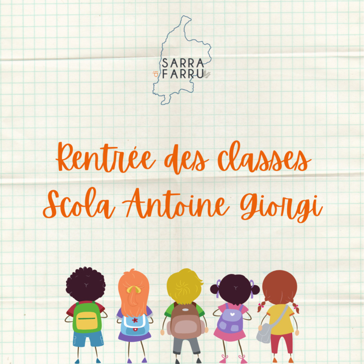Rentrée des classes Scola Antoine GIORGI
