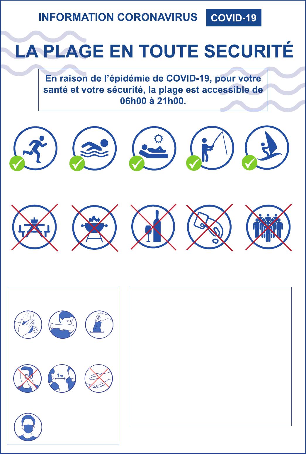  Réouverture des plages