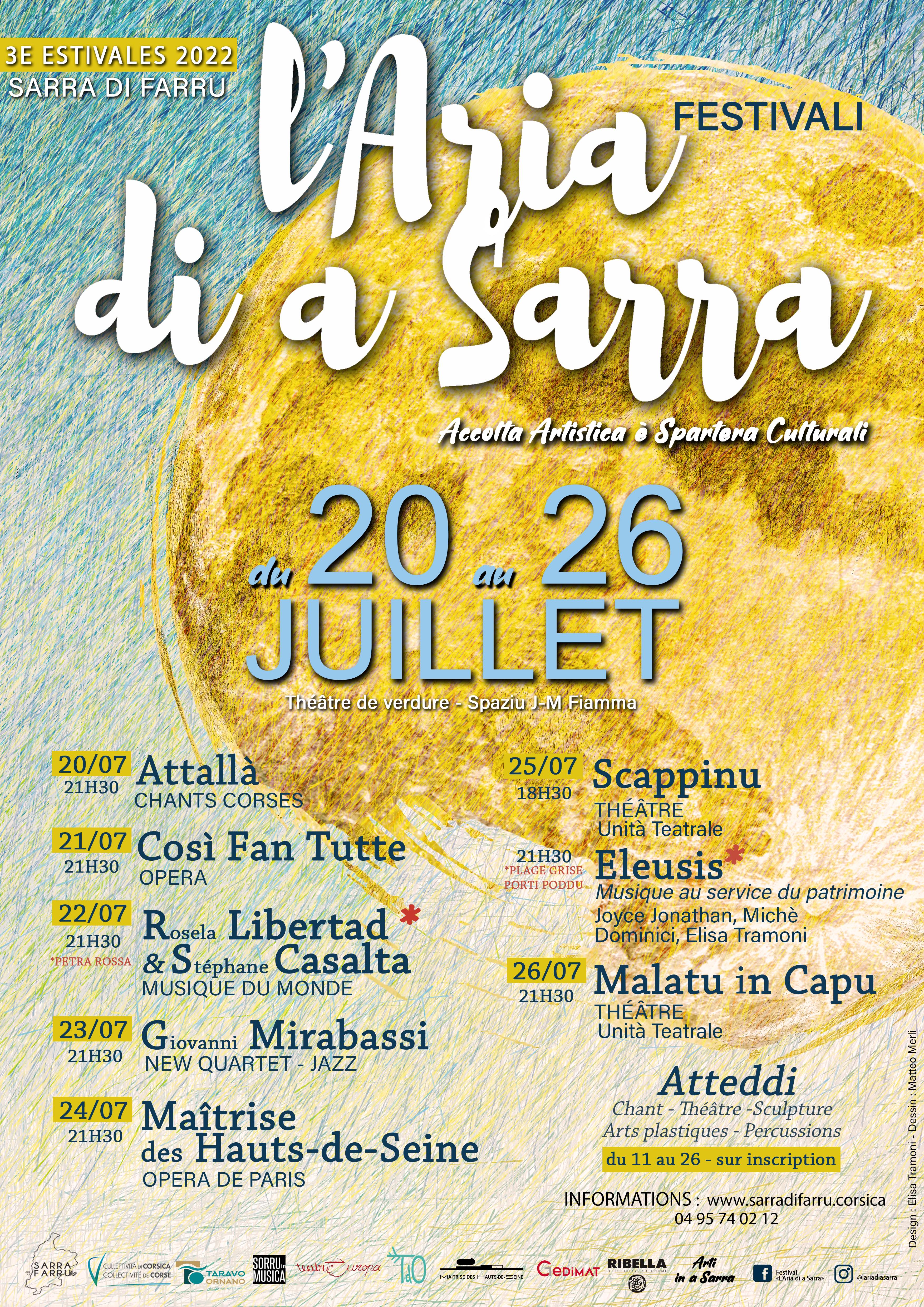 Festival L'Aria di a Sarra - Estivales 2022