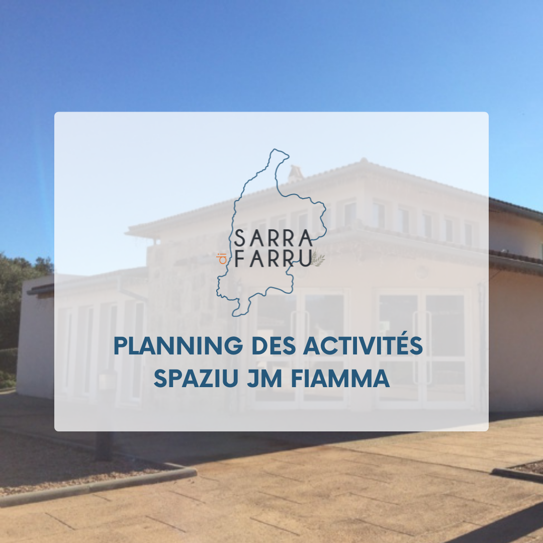 Planning des activités - Spaziu JM FIAMMA