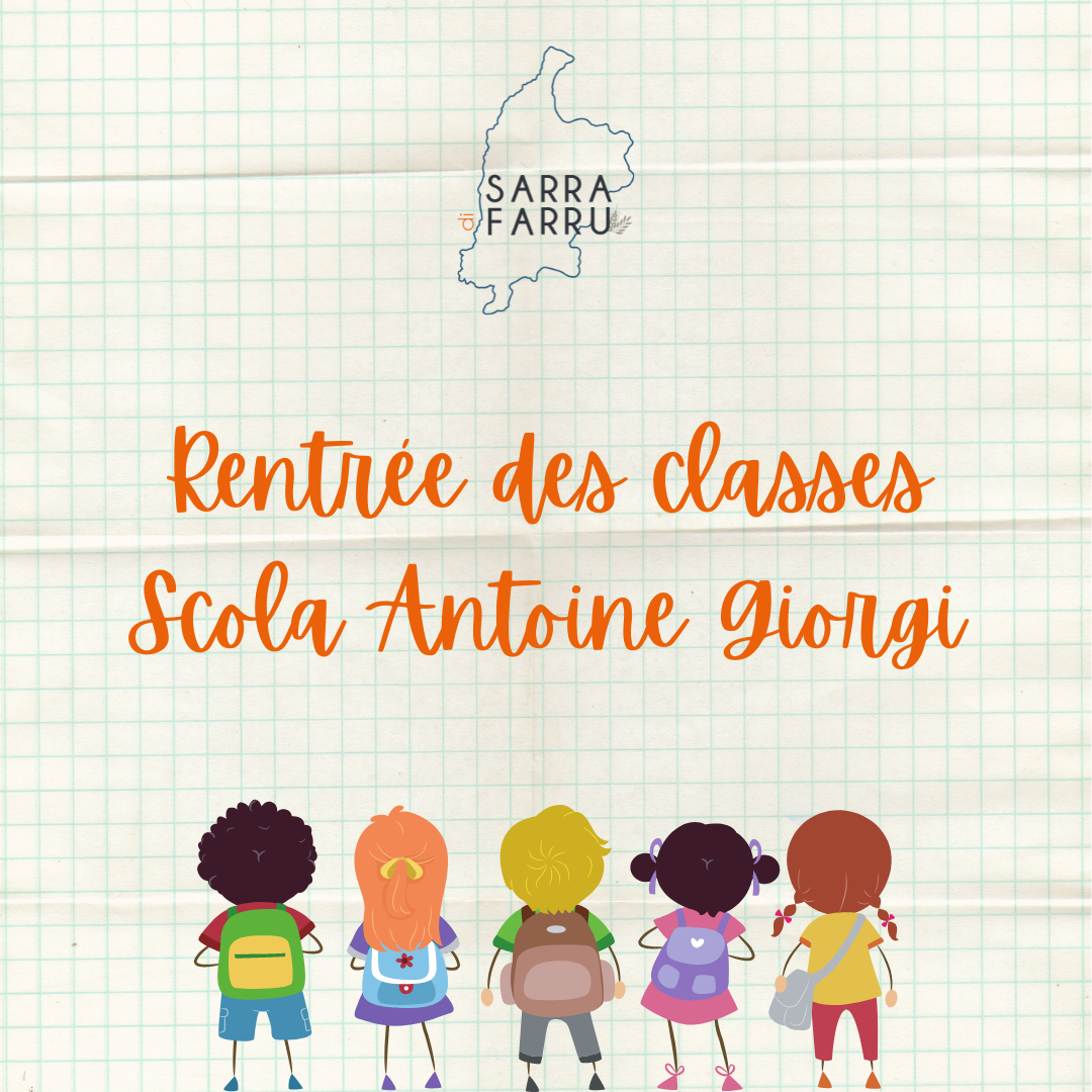 Rentrée des classes Scola Antoine GIORGI