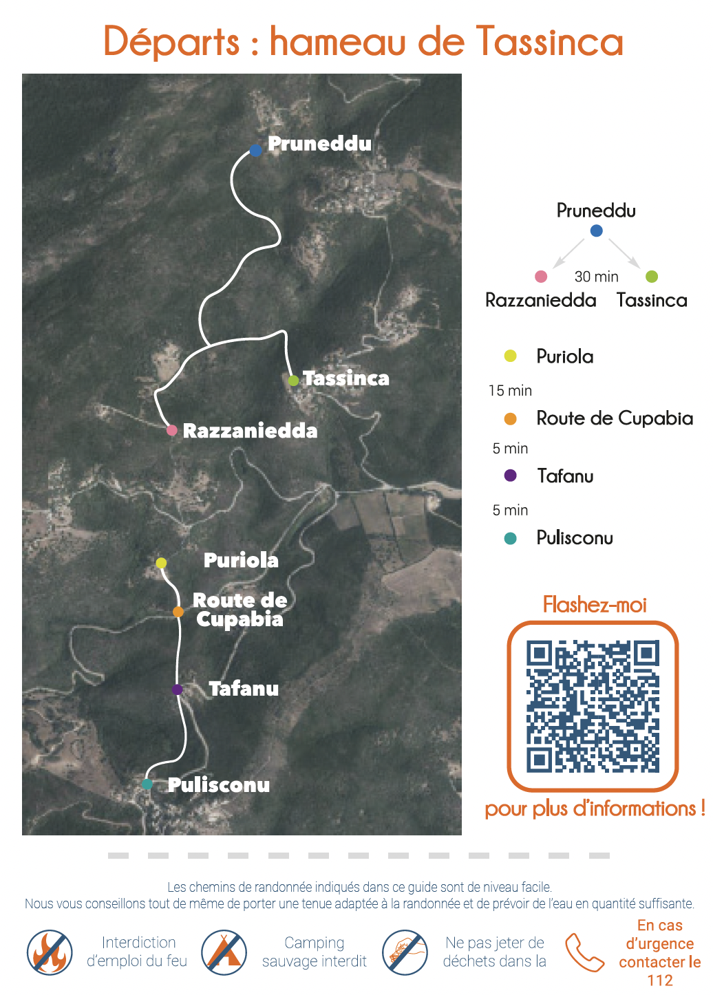 Les chemins de randonnées de Serra di Ferro