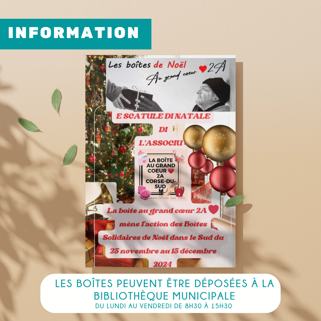 Les boîtes de Noël au Grand Coeur 2A Les boîtes de Noël au Grand Coeur 2A