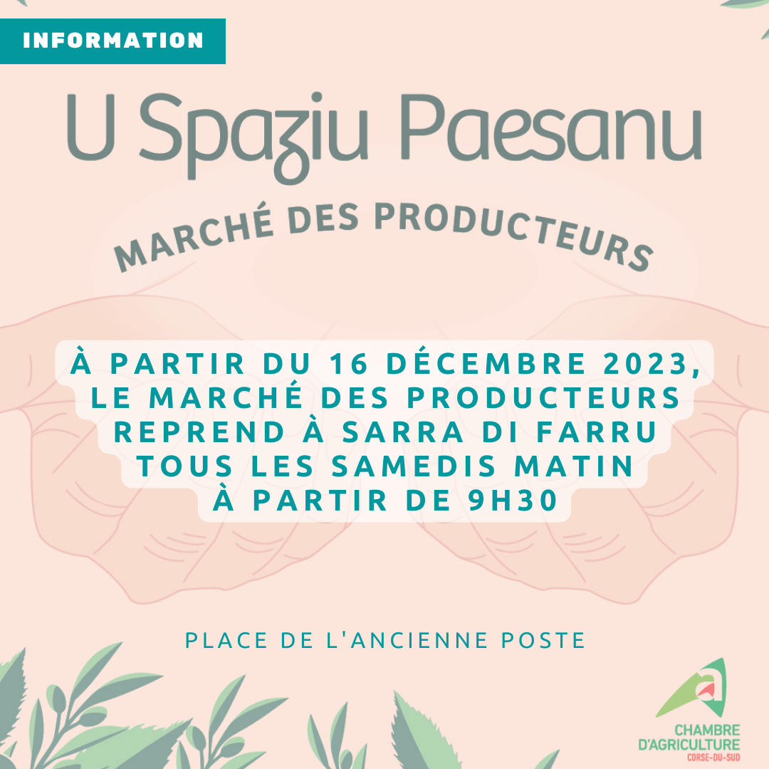 Spaziu Paesanu : marché des producteurs Spaziu Paesanu : marché des producteurs