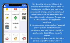 Mise à jour des bases de données "commerces" et "associations"