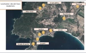 L’installation d’abris pour les bacs à biodéchets