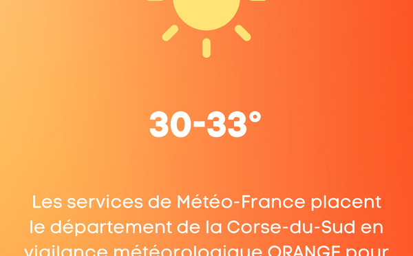Vigilance orange paramètre canicule