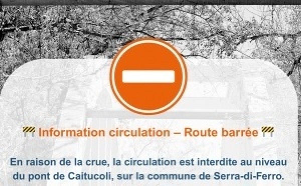 🚧 Information circulation – Route barrée 🚧