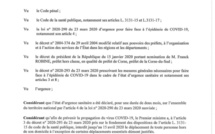 Arrêté du 10 avril portant réglementation temporaire de la fréquentation des commerces en Corse du Sud