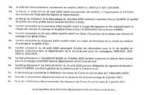 Arrêté 2A-2021-01-08-001 du 08/01 2020 portant modification de l'arrêté préfectorale 2A-2020-07-10-002 du 10/07/2020 Arrêté 2A-2021-01-08-001 du 08/01 2020 portant modification de l'arrêté préfectorale 2A-2020-07-10-002 du 10/07/2020