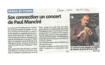 Concert de Paul MANCINI juillet 2014