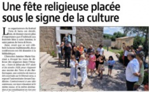 Article de Corse Matin du 14/06/2023 de Cathy TERRAZZONI