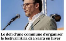 Article de Cathy TERRAZZONI dans le Corse-Matin du 9 janvier 2024