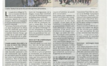 Article  de Cathy Terrazzoni sur les rythmes scolaires dans le corse matin avec notre Maire Antoine Giorgi